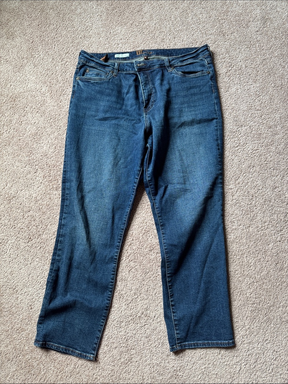 KFTK Katy High Rise Ankle Jeans, size 16